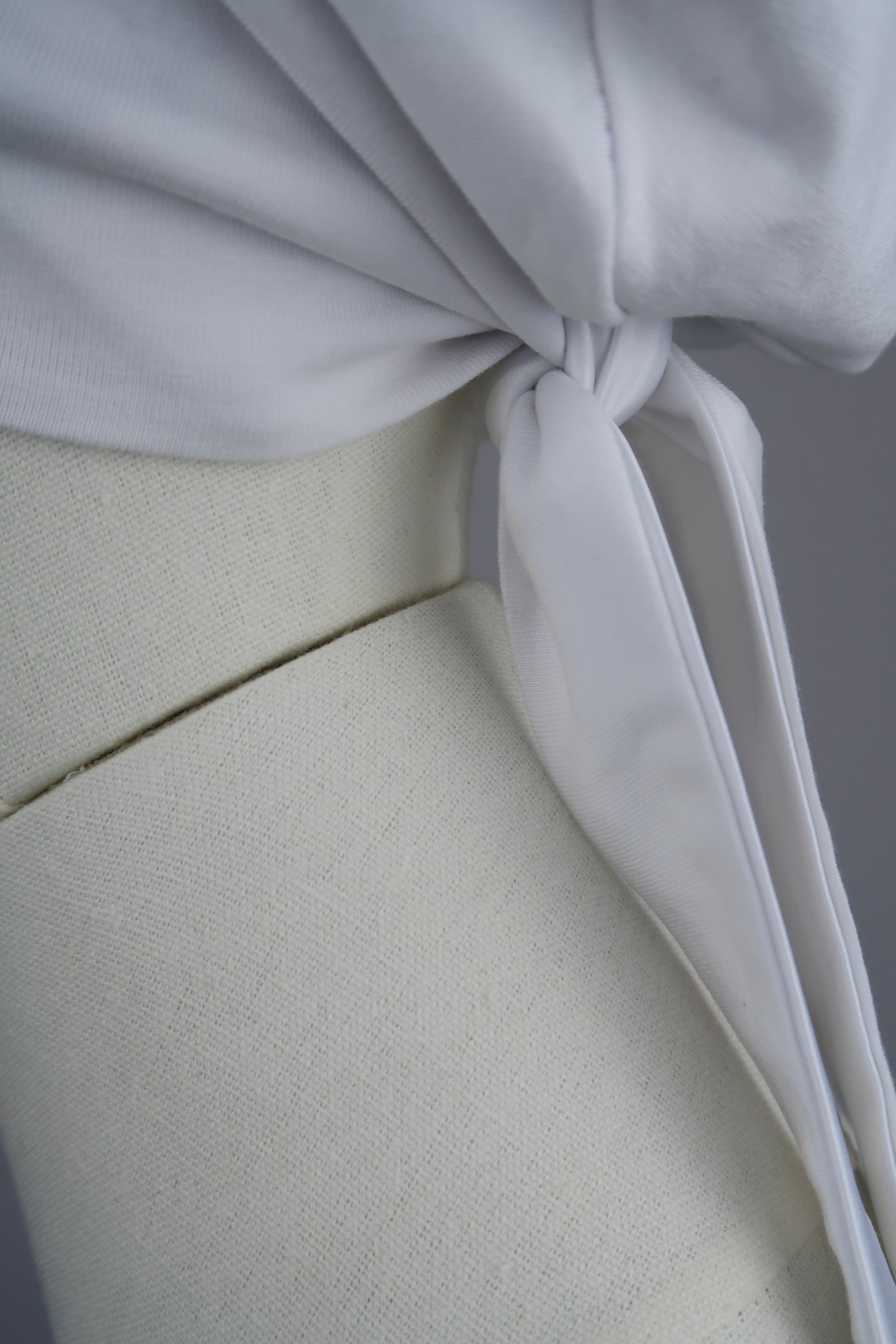 White Silk-Lined Undercap