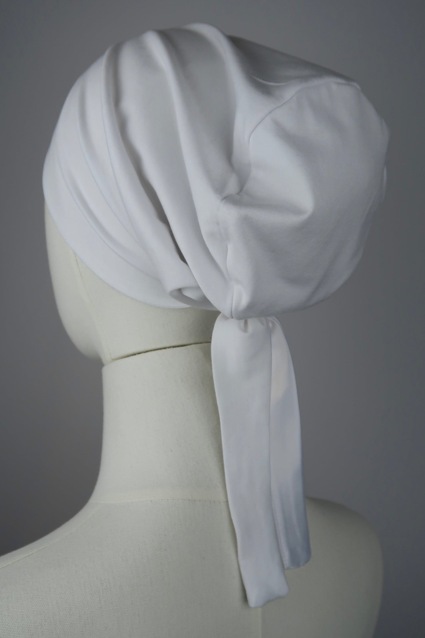 White Silk-Lined Undercap