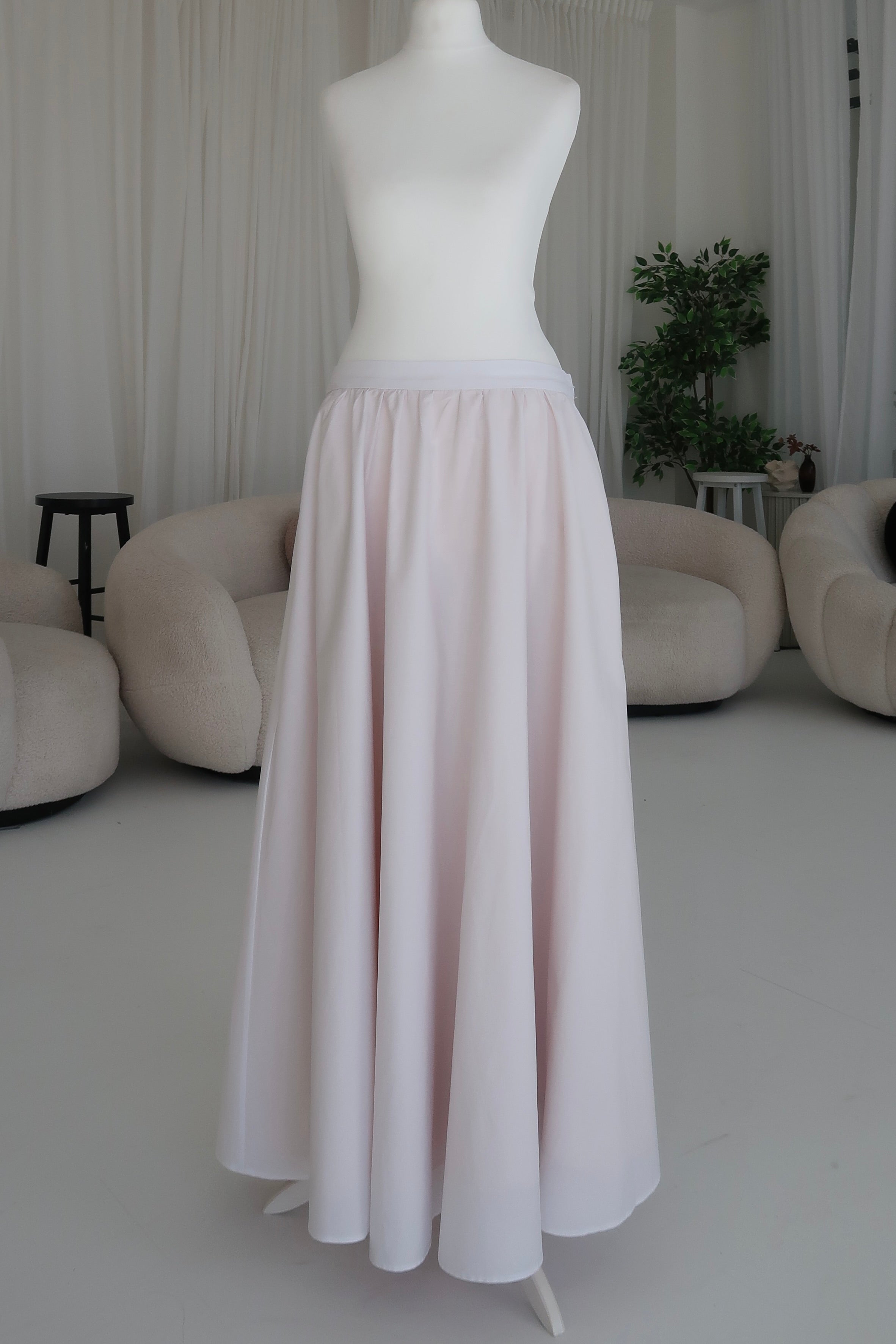 White Cotton Skirt