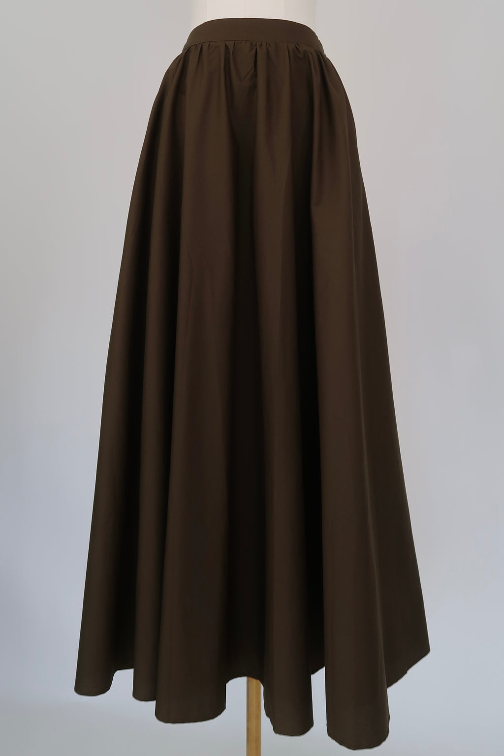 Khaki Cotton Skirt