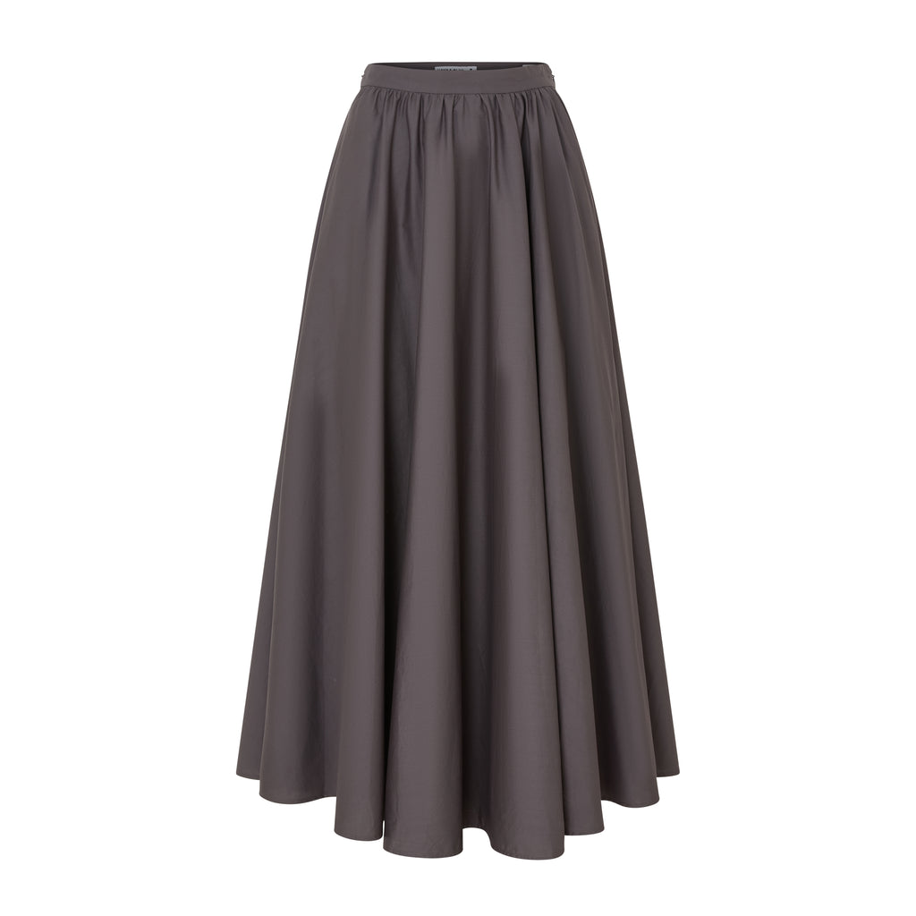 Charcoal | Twill Cotton Maxi