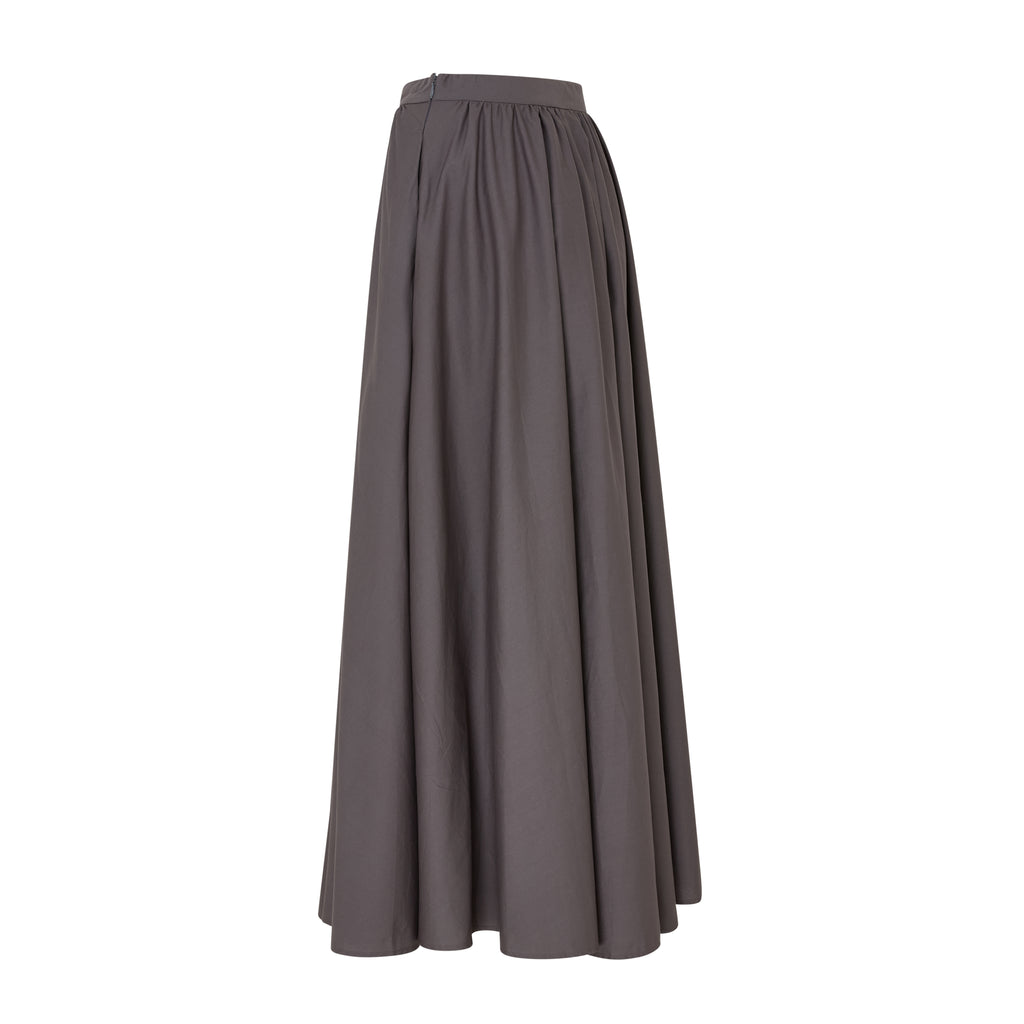 Charcoal | Twill Cotton Maxi