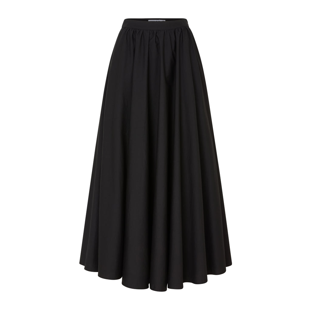 Black | Twill Cotton Maxi