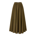 Khaki | Twill Cotton Maxi