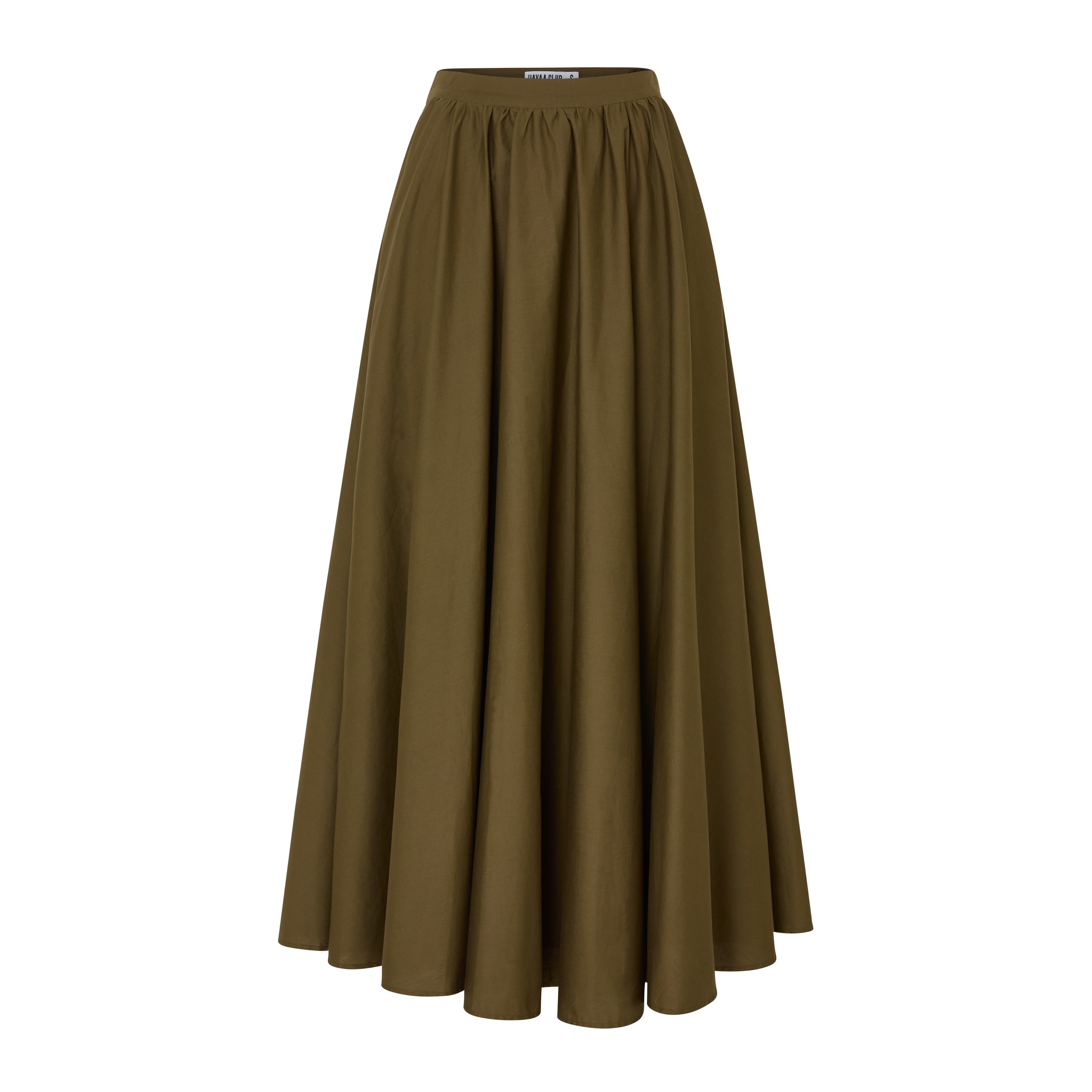 Khaki | Twill Cotton Maxi