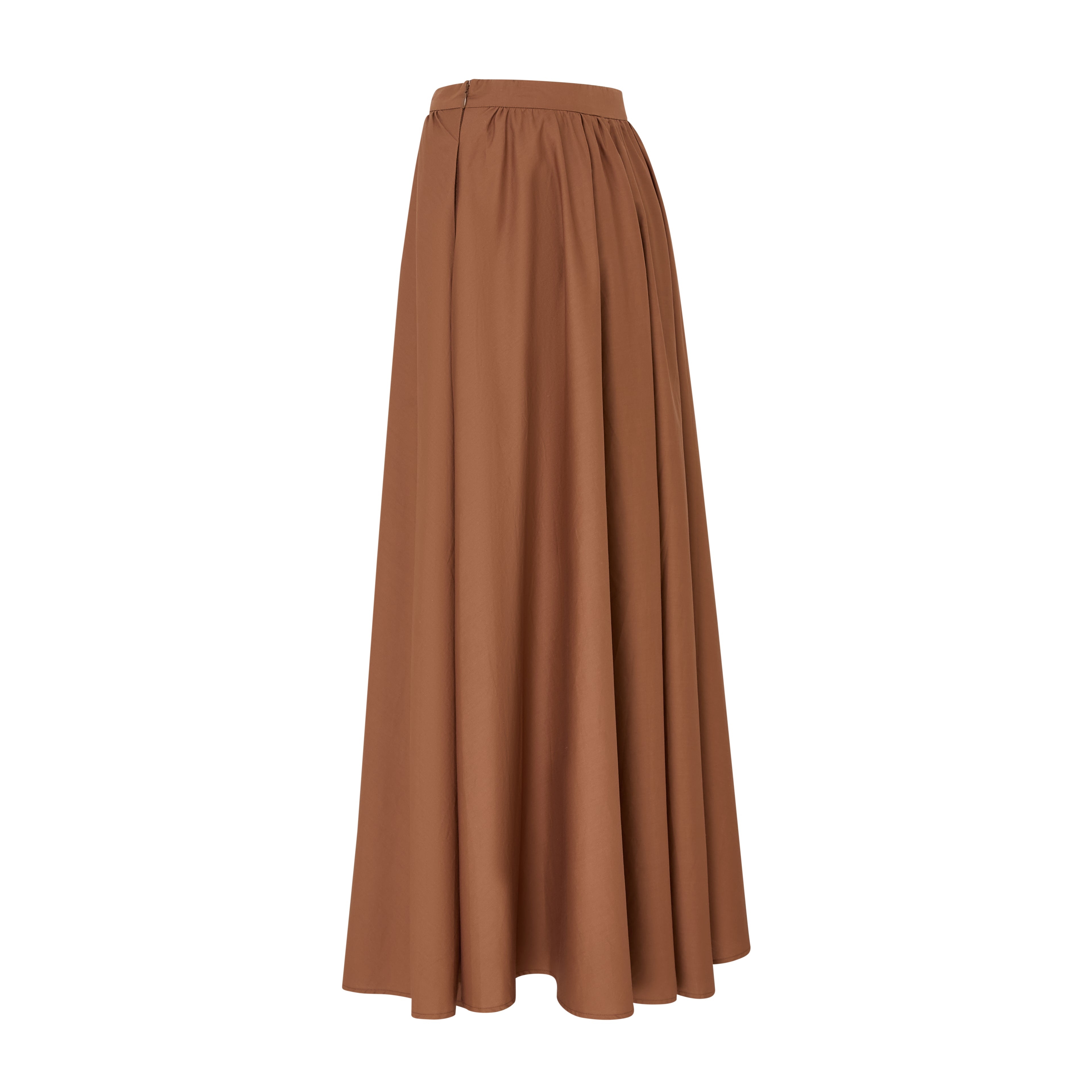 Brown | Twill Cotton Maxi