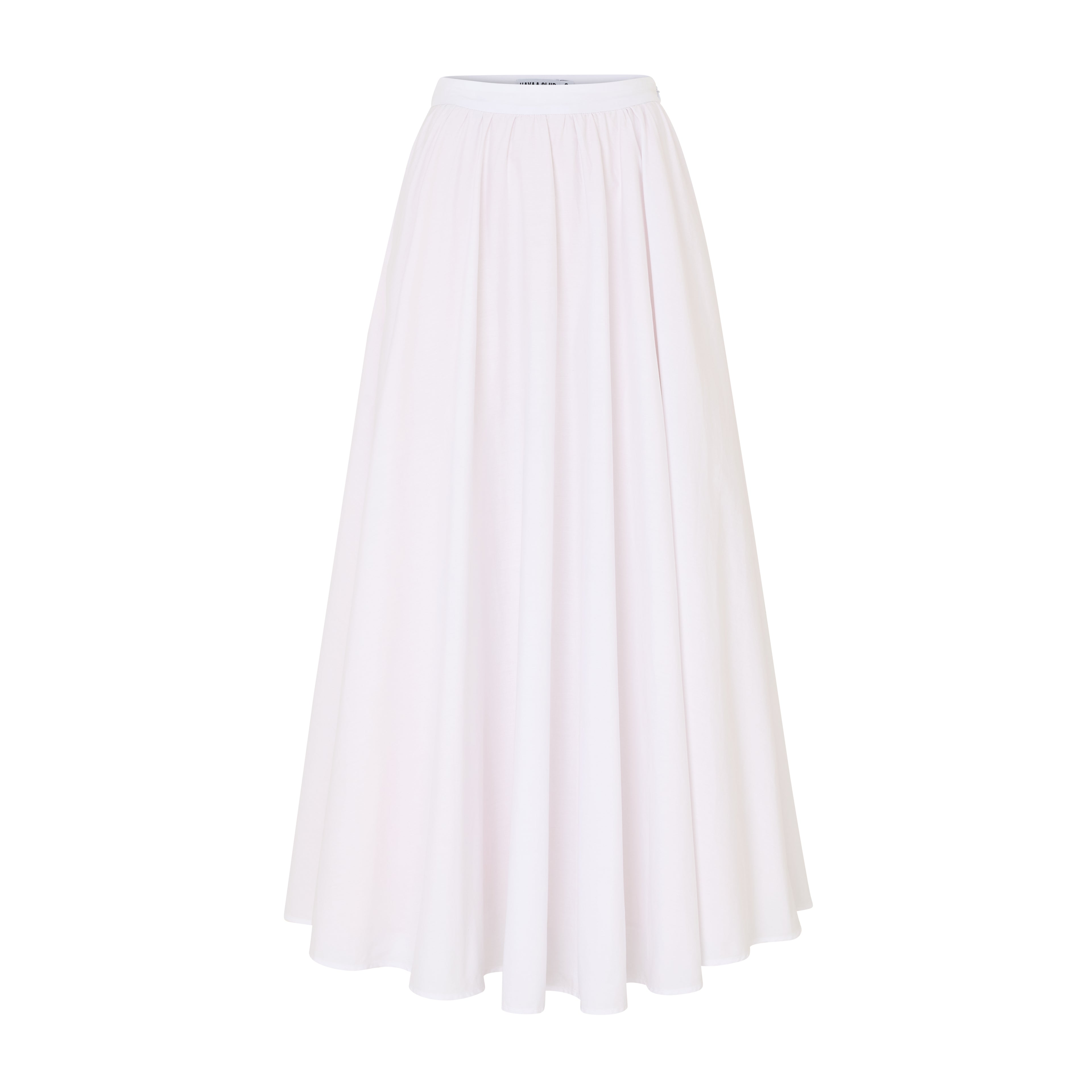 White | Twill Cotton Maxi