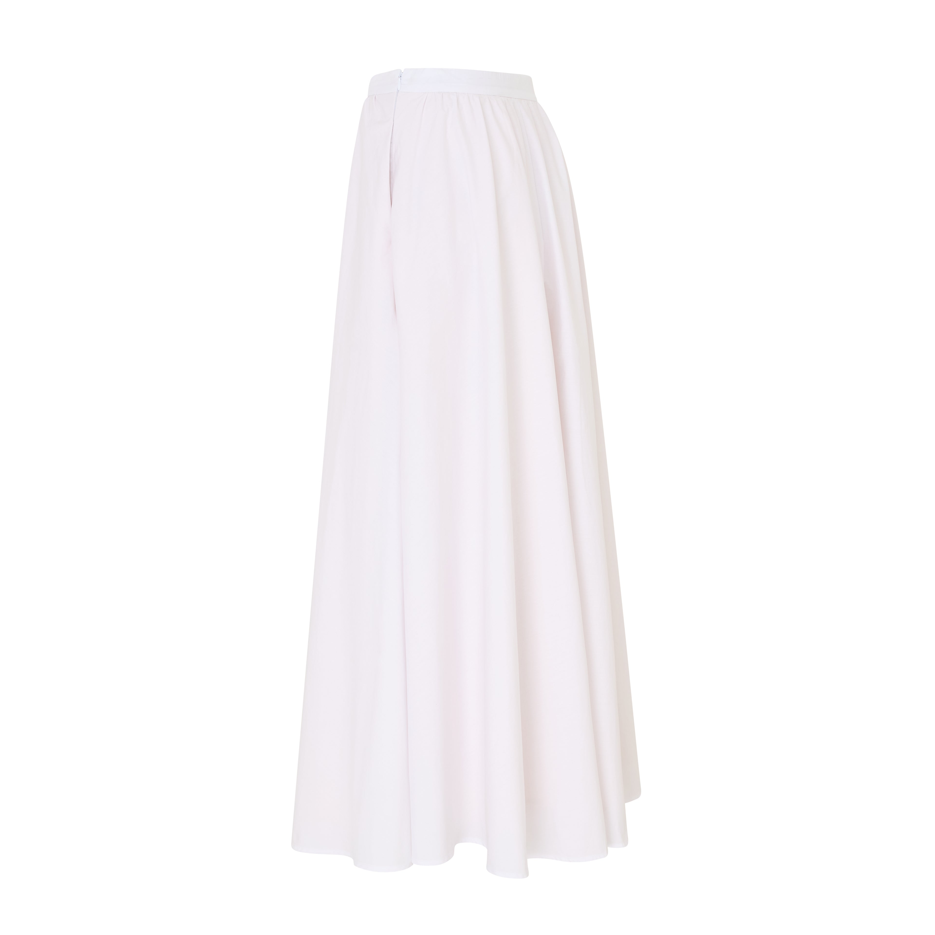 White | Twill Cotton Maxi