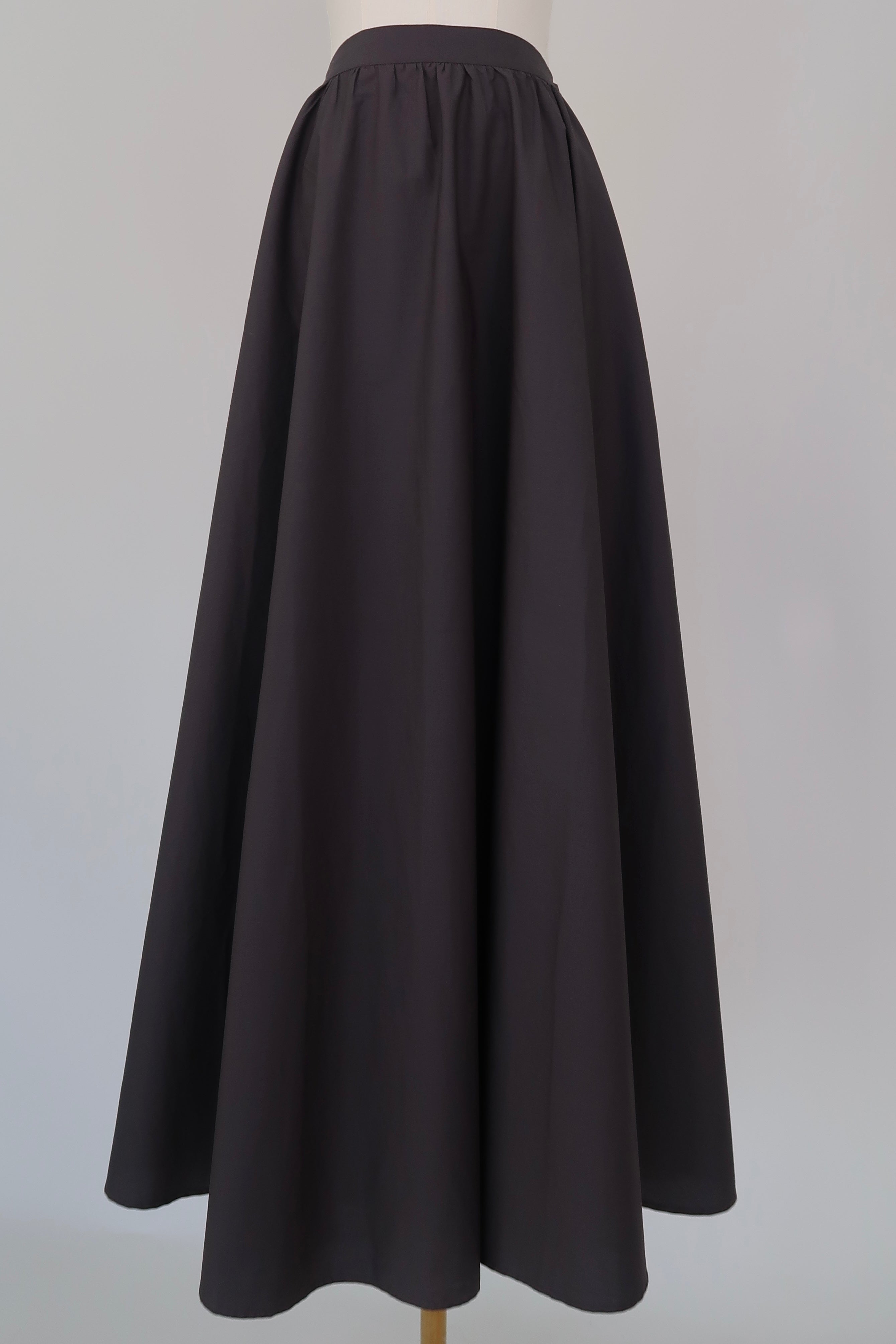 Charcoal Cotton Skirt