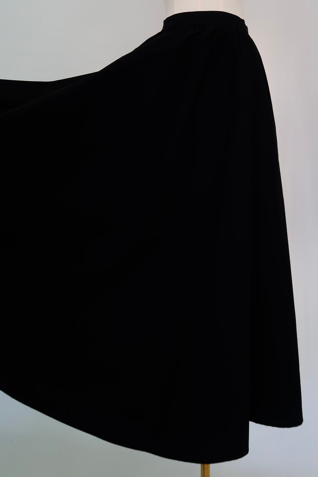 Black Cotton Skirt