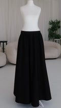 Black Cotton Skirt