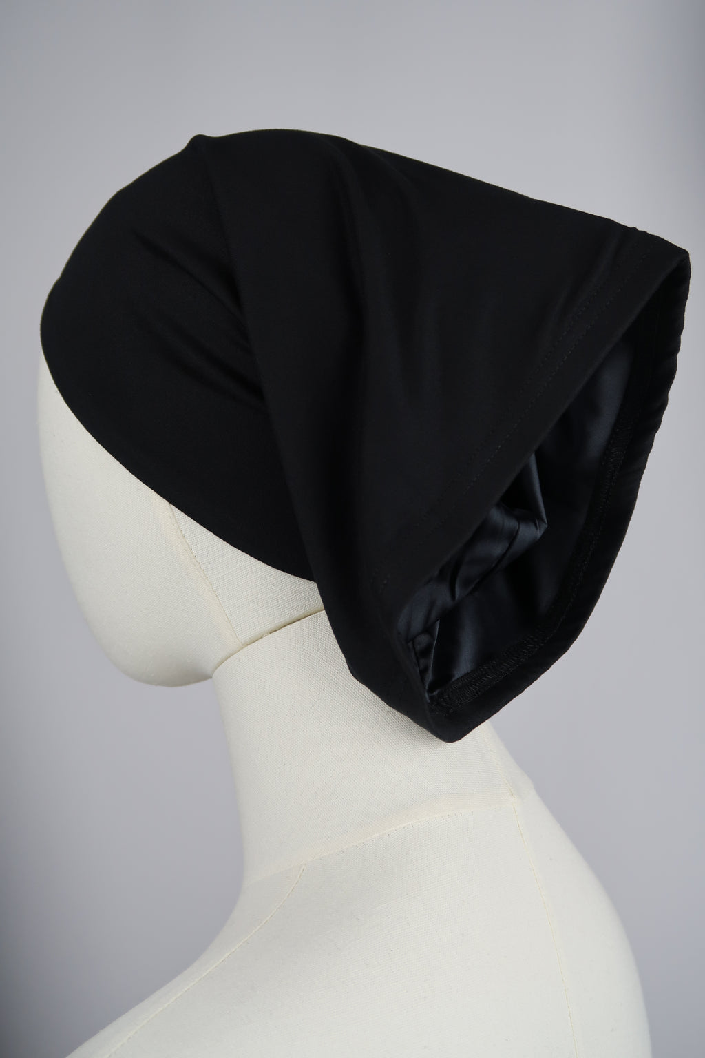 Black Silk-Lined Tube Undercap