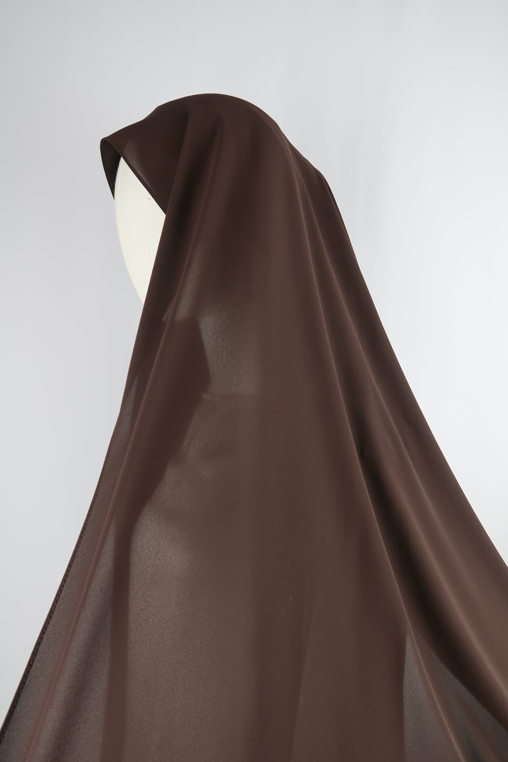 Brown Instant Chiffon Hijab