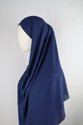 Navy Instant Chiffon Hijab