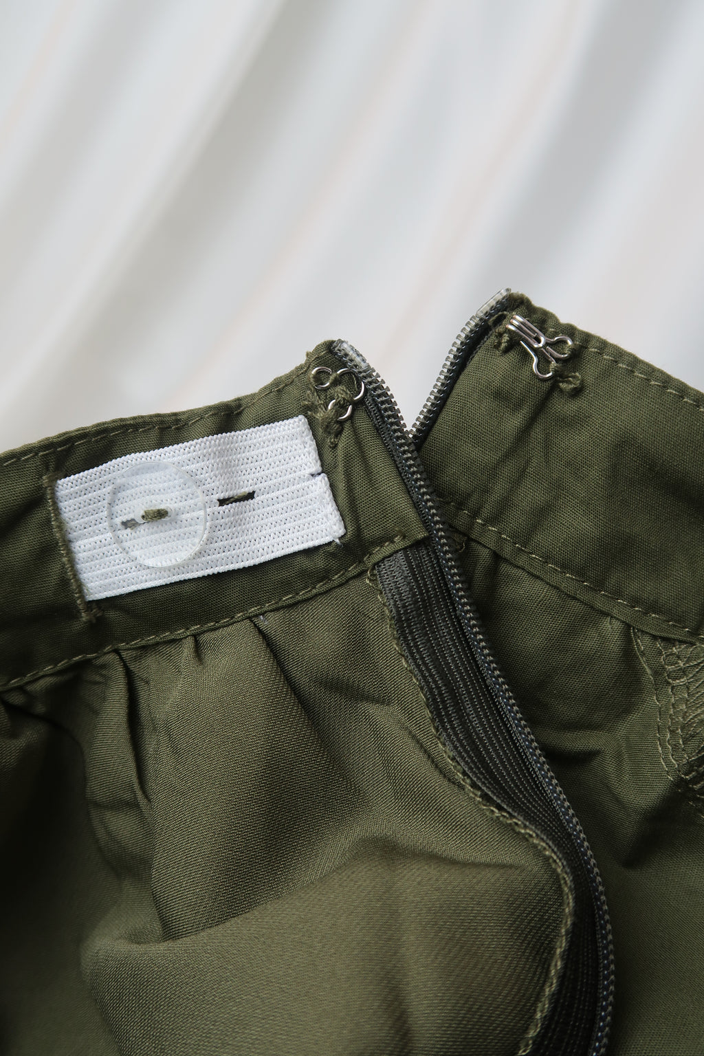Khaki | Twill Cotton Maxi