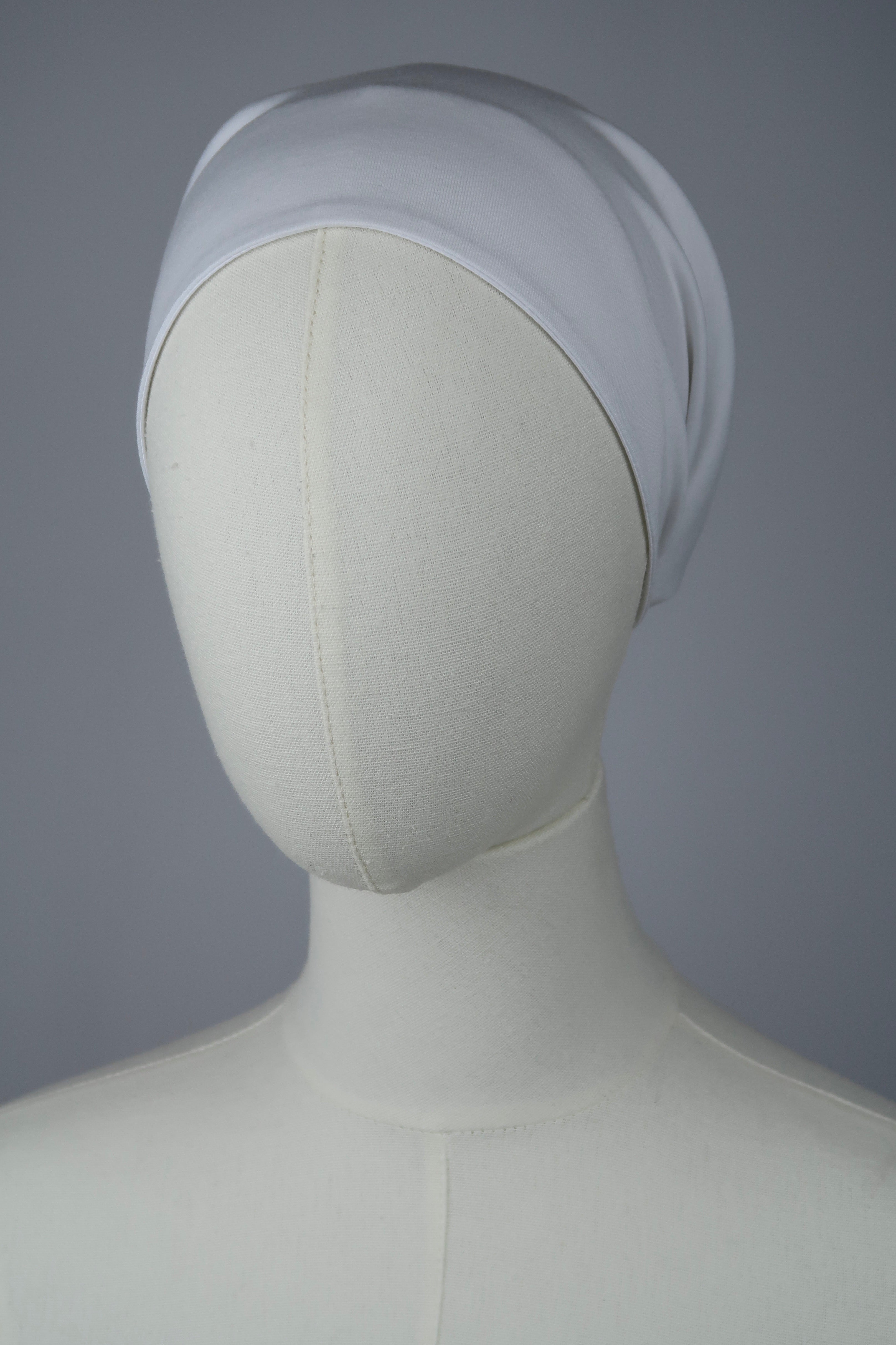 White Silk-Lined Undercap