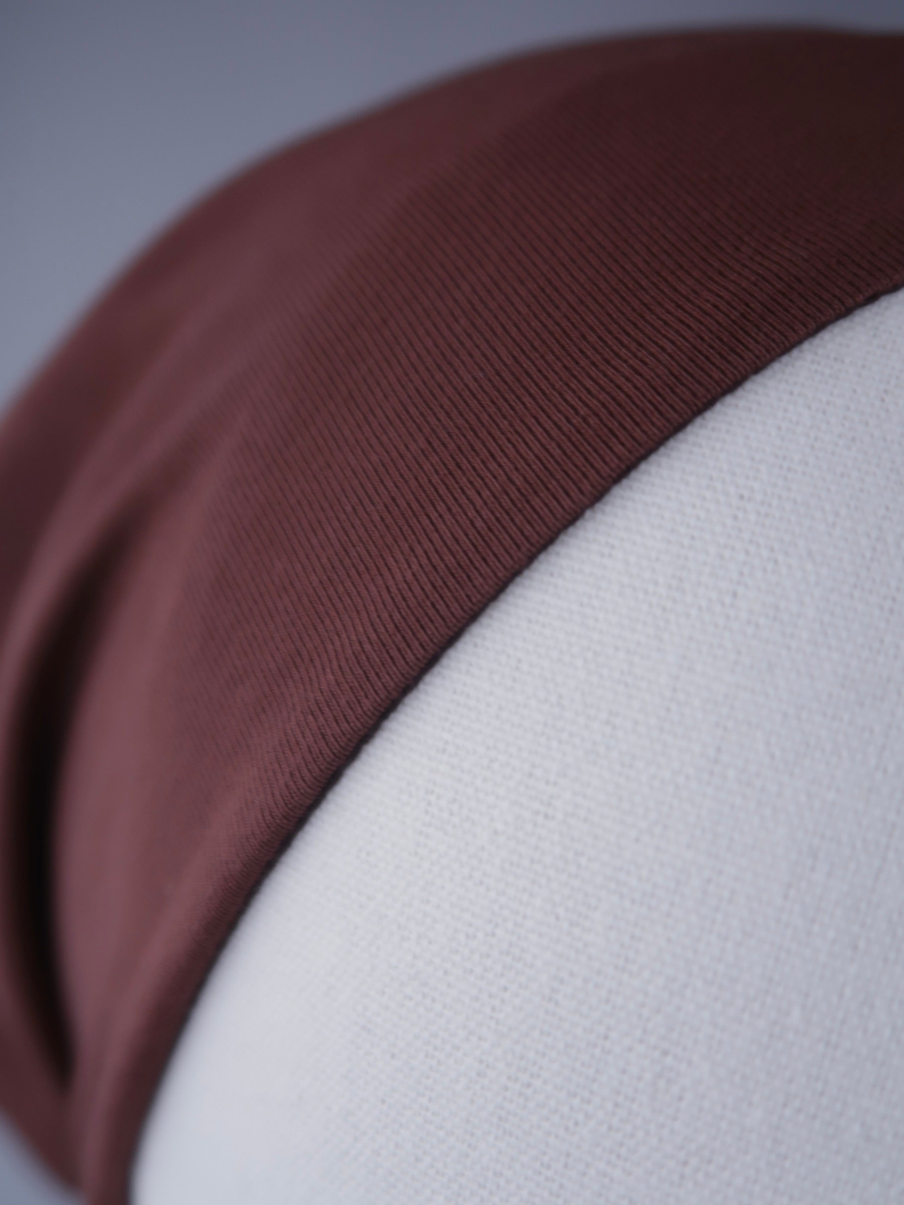 Brown Silk-Lined Undercap