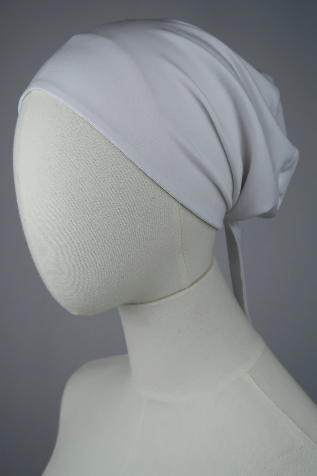 White Silk-Lined Undercap