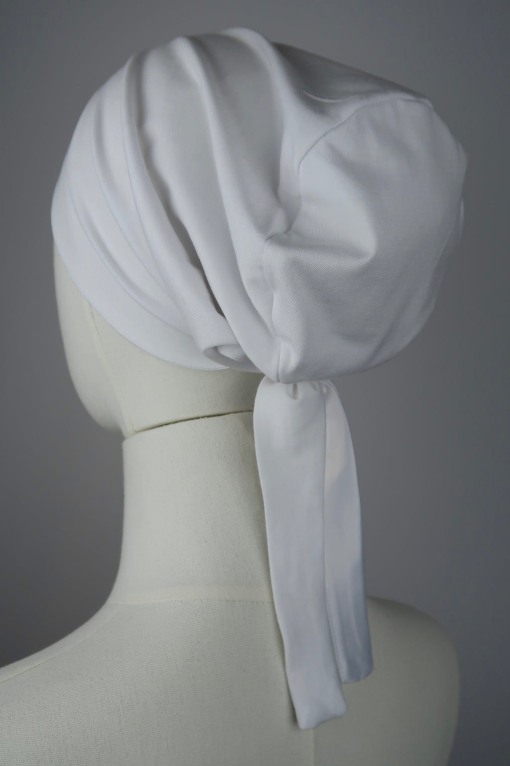 White Silk-Lined Undercap