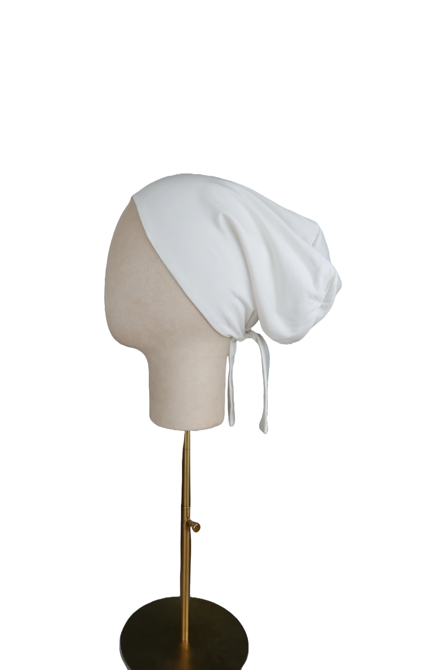 White Silk-Lined Undercap