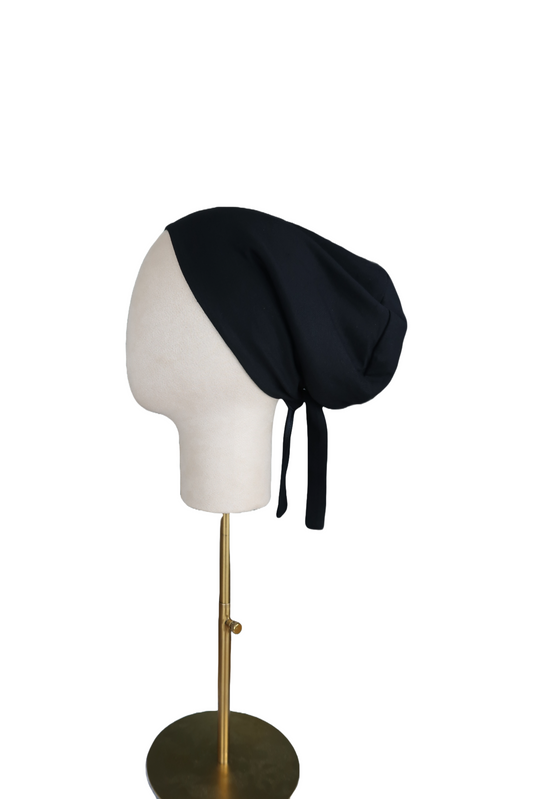 Black Silk-Lined Undercap