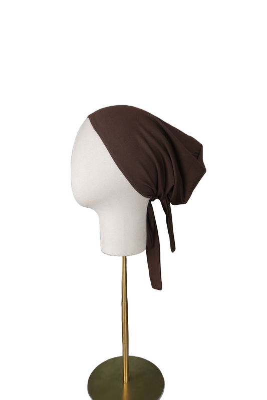 Brown Silk-Lined Undercap